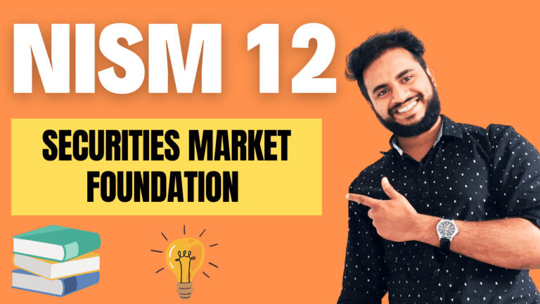 NISM Series XII – Securities Market Foundation Mock Test